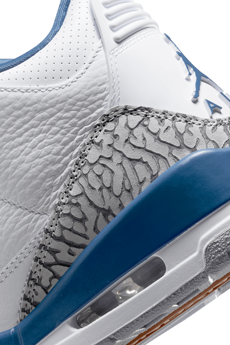 วันเปิดตัว Air Jordan 3 "White and True Blue" (CT8532-148)
