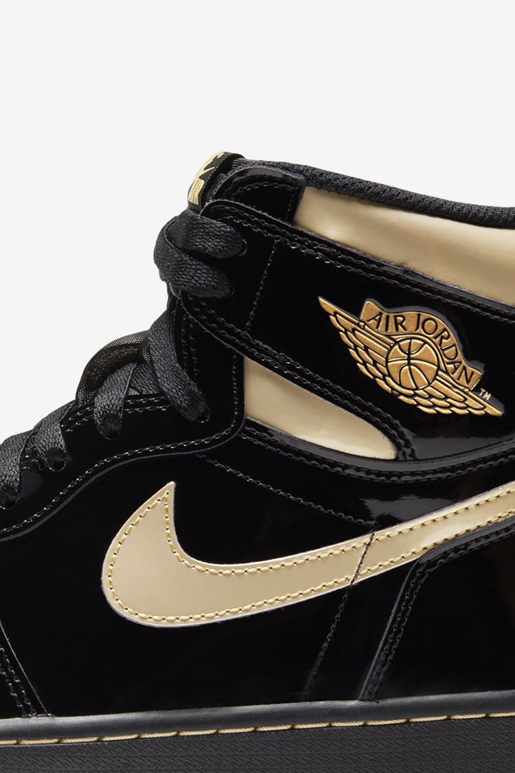 Fecha de lanzamiento del Air Jordan 1 "Black & Gold"