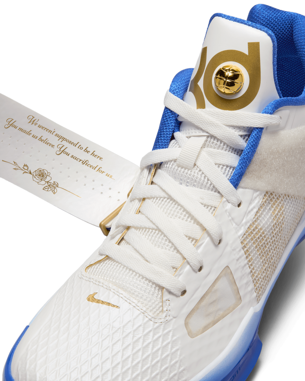 Zoom KD 4 'The Real MVP' Summit White and Metallic Gold (IB3546-100)