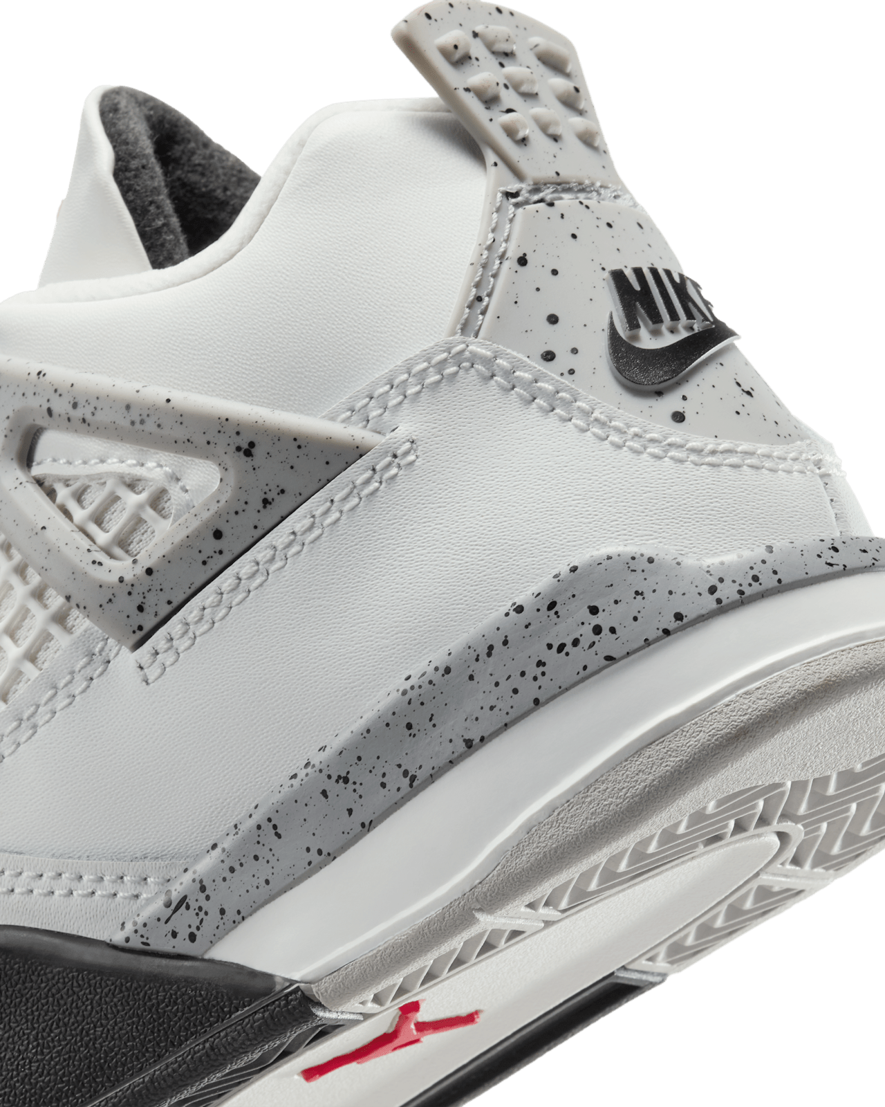 IB4388-100 Little Kids' Jordan 4 'White Cement'