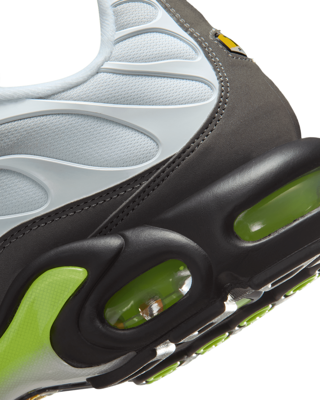Nike Air Max Plus 'Pearl Grey & Neon Yellow' (IQ0288-100) Release Date
