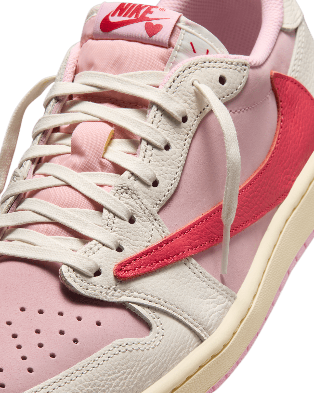 Fecha de lanzamiento de las Air Jordan 1 Low x Travis Scott "Shy Pink and Tropical Pink" (IQ7604-101)