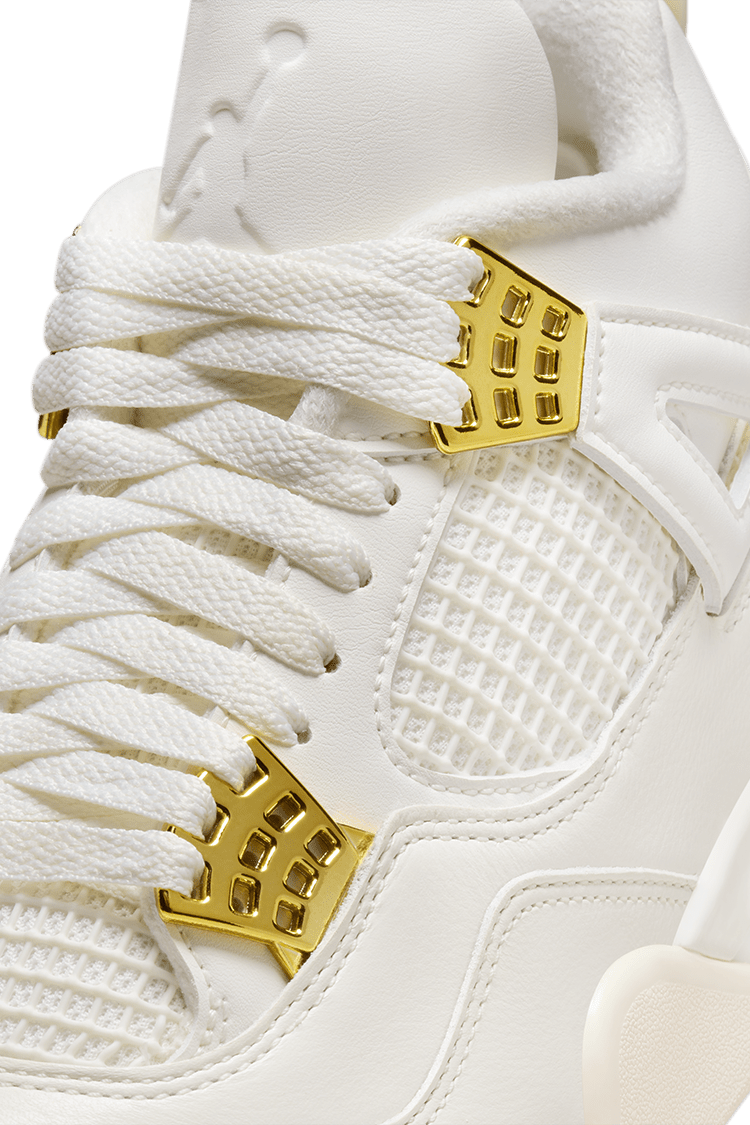 Women's Air Jordan 4 'White & Gold' (AQ9129-170) release date