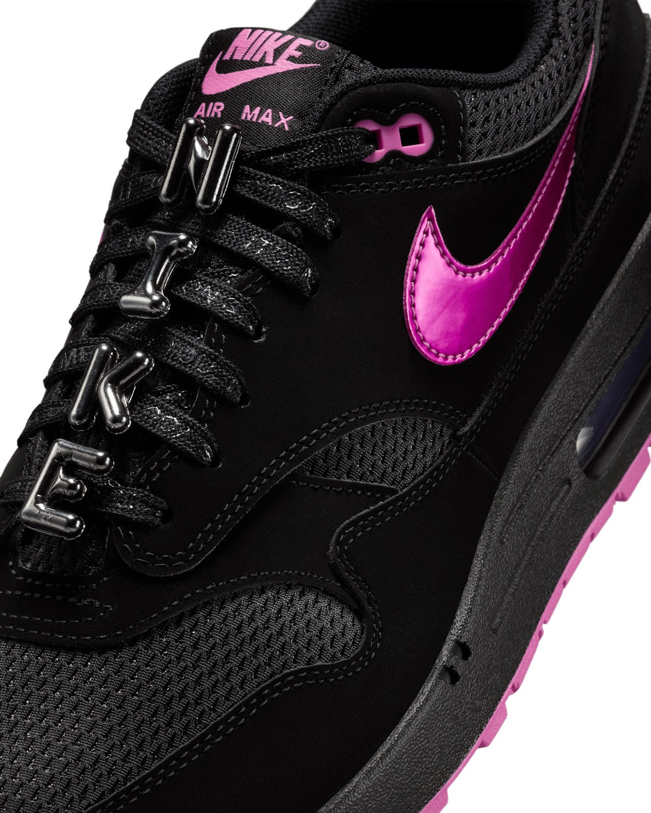 Ημερομηνία κυκλοφορίας του Air Max 1 Premium "Black and Playful Pink" (HV2302-001)