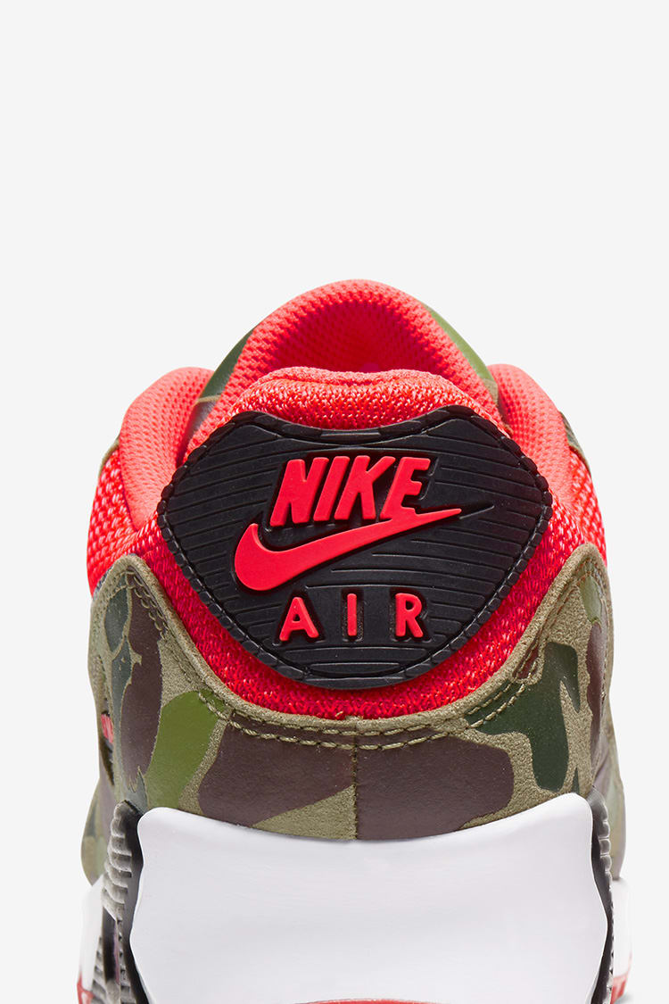 วันเปิดตัว Air Max 90 "Dark Sage and Solar Red" (CW6024-600)