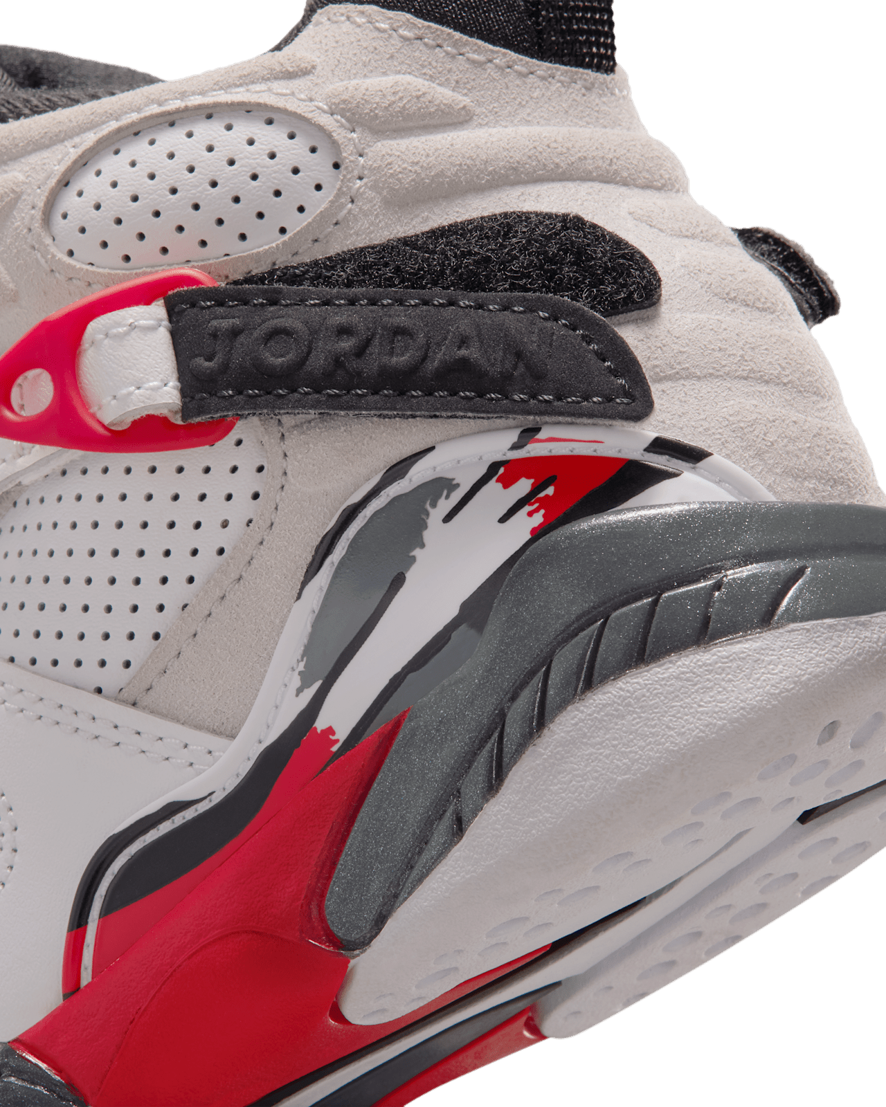Little Kids' Jordan 8 'White and True Red' (305369-100)