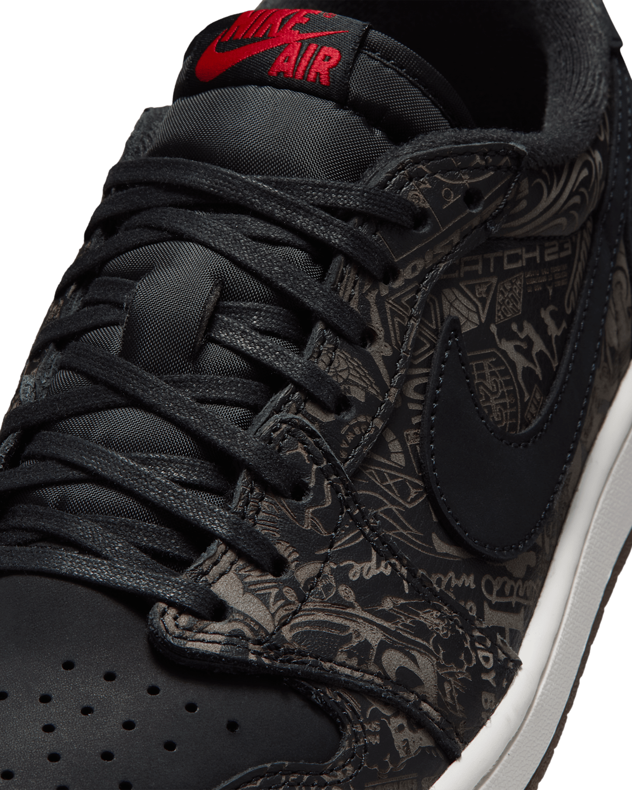 Air Jordan 1 Low OG "Laser" 'Black and Varsity Red' (IV6750-001) Release Date