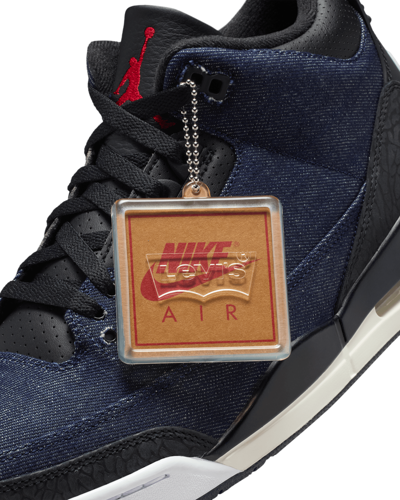 Air Jordan 3 x Levi's® 'Indigo and Gym Red' (IH7959-400) Release