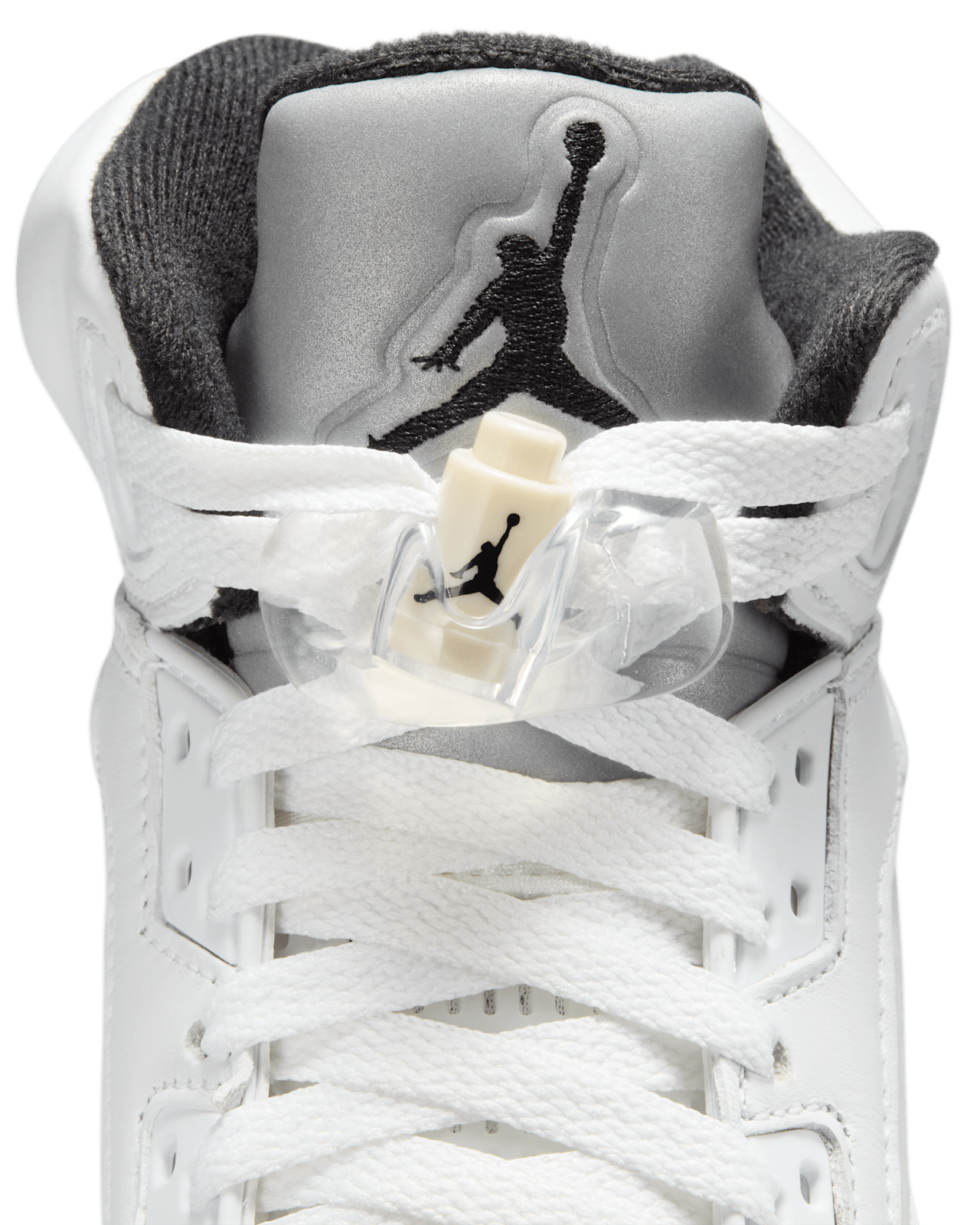 Big Kids' Air Jordan 5 Retro 'White and Black' (440888-110)