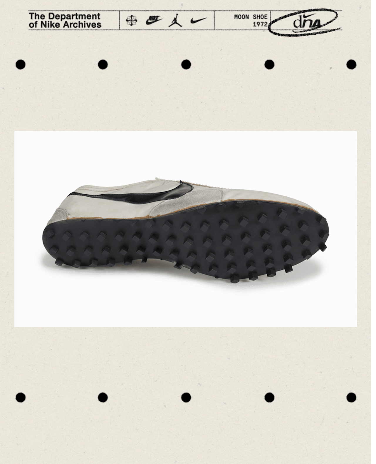 DNA Artifacts : Nike Moon Shoe