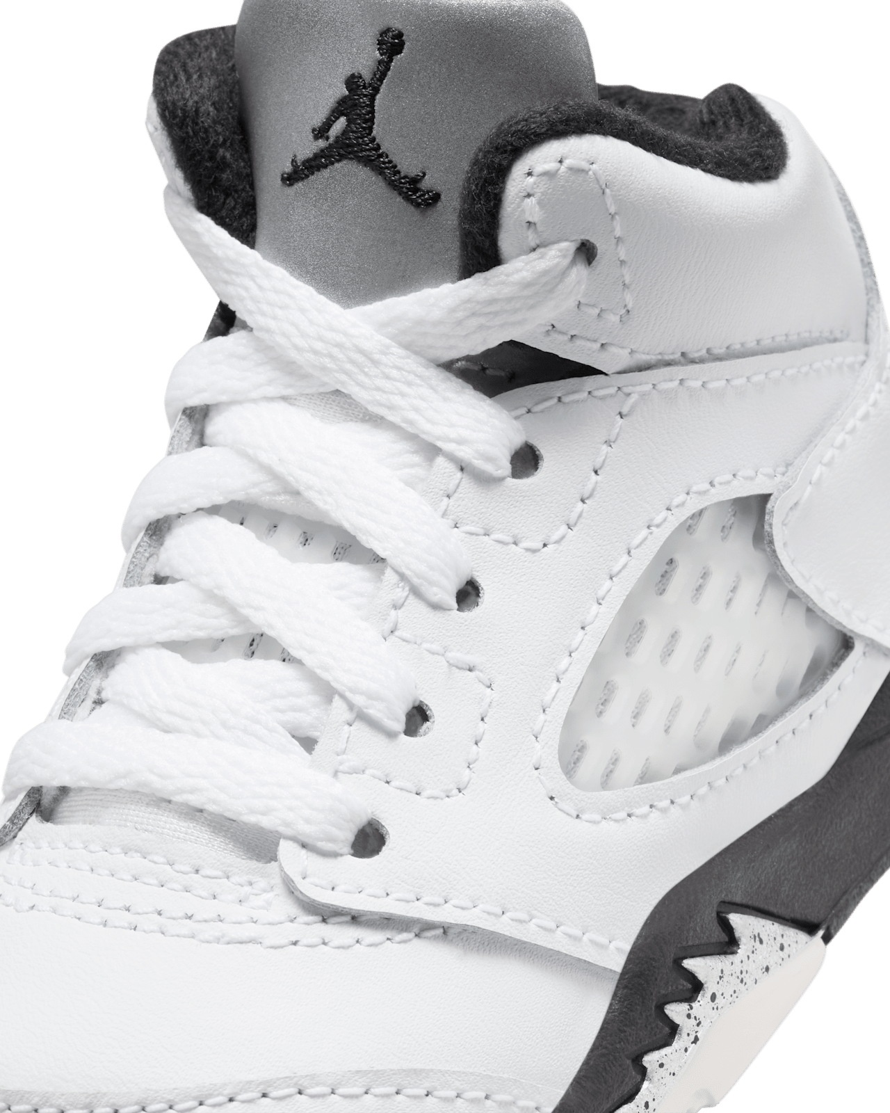 Toddler Jordan 5 'White and Black' (440890-110)