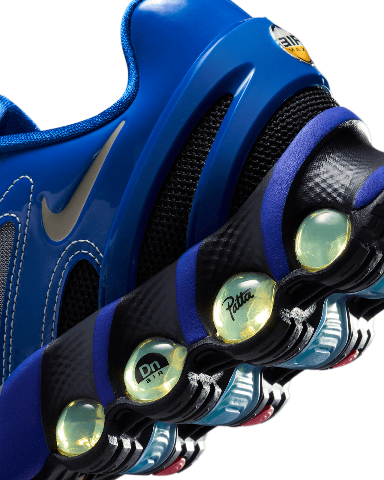 【NIKE公式】エア マックス Dn8 x Patta 'Game Royal and Metallic Silver' (IB4029-400 / AIR MAX DN8 SP PT)