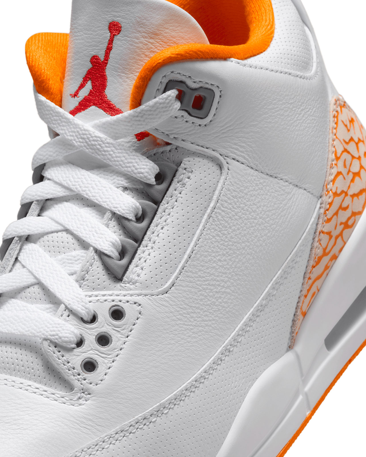 女款 Air Jordan 3 'White and Orange Peel' (CK9246-101) 發售日期