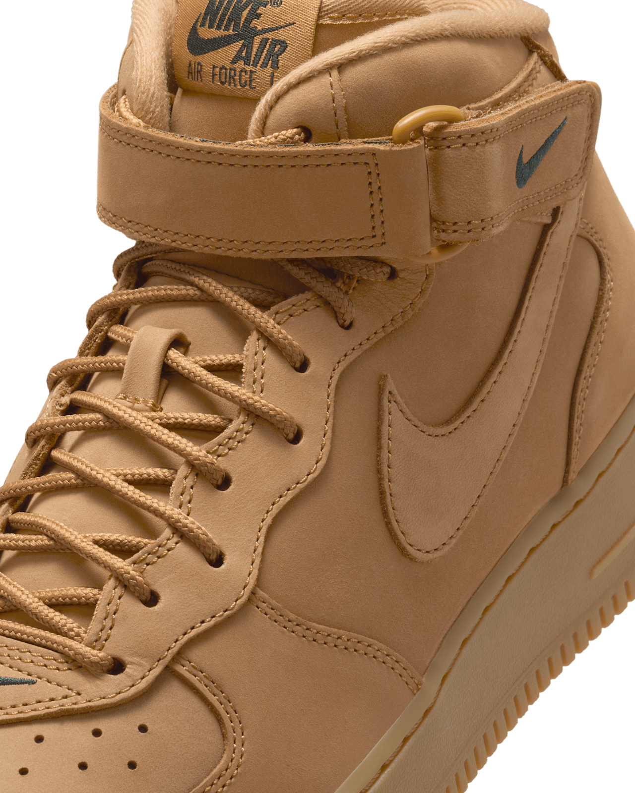 Fecha de lanzamiento de los Air Force 1 '07 Mid "Flax and Outdoor Green" (715889-200)
