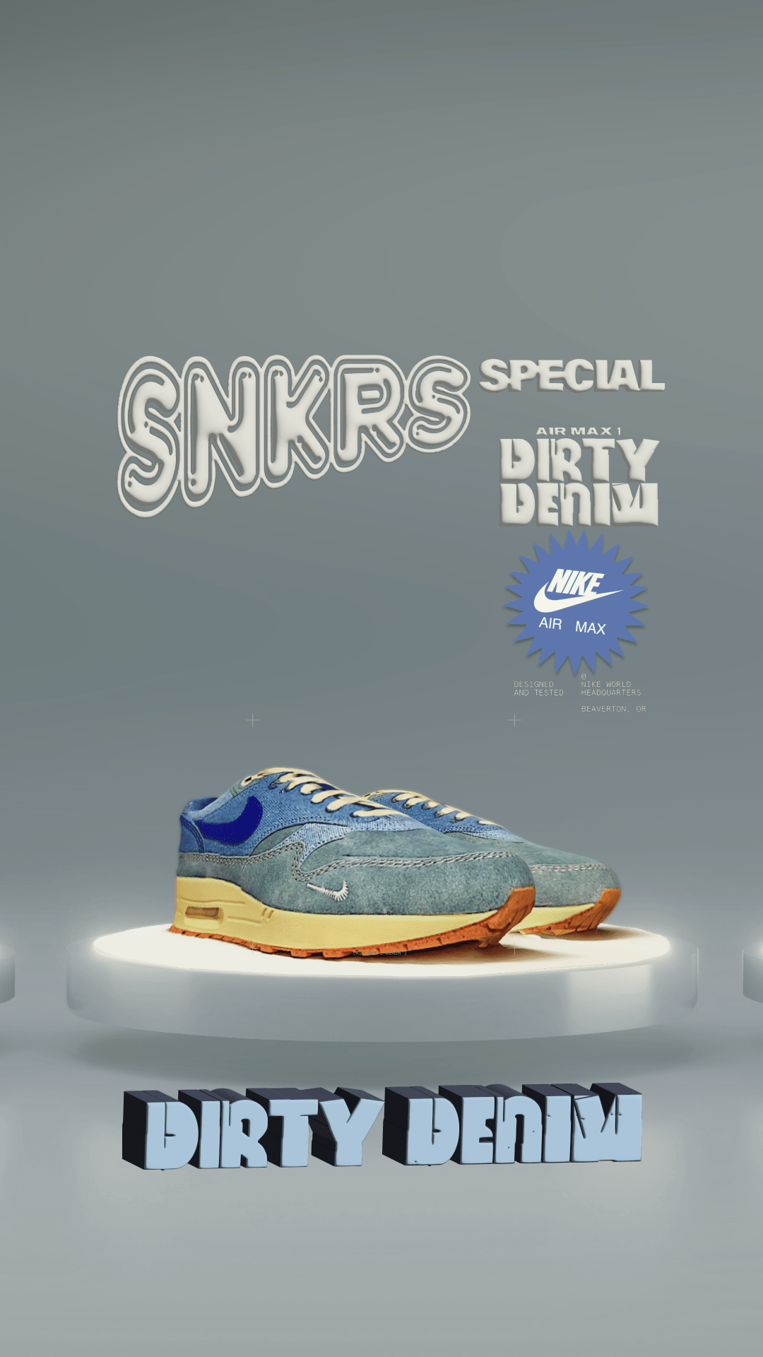 【NIKE公式】SNKRS Special：Air Max 1 'Dirty Denim'
