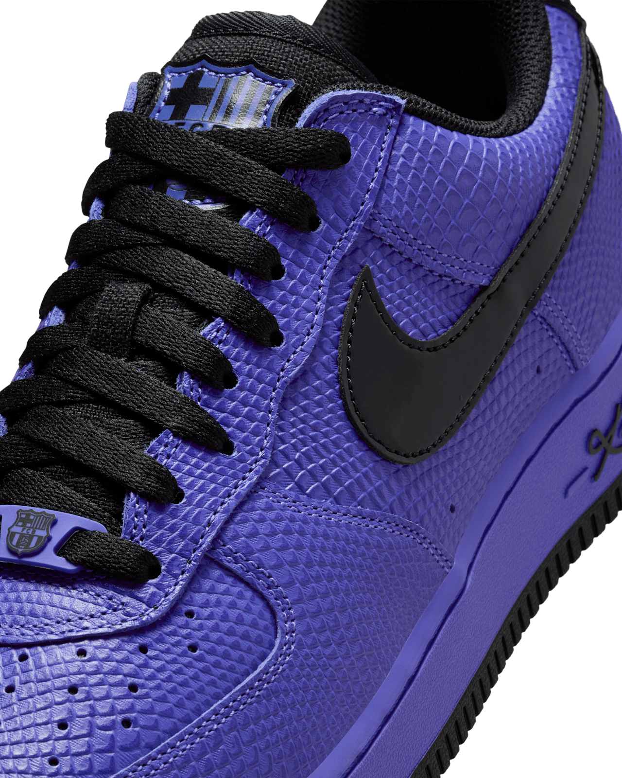 Air Force 1 Low Protro x FC Barcelona 'Persian Violet and Black' (II7062-500)