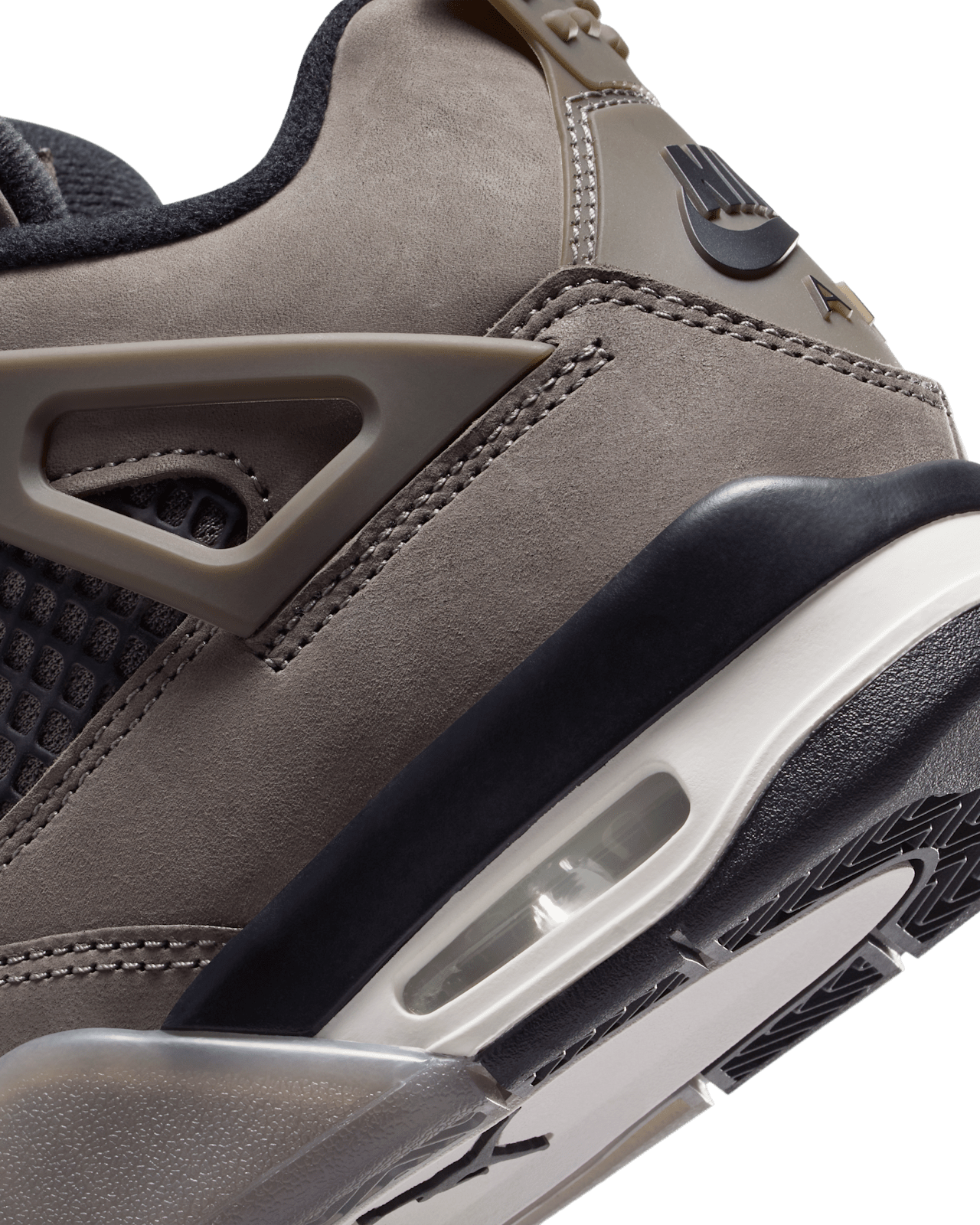 Big Kids' Air Jordan 4 'Cave Stone and Black' (IB4171-200)