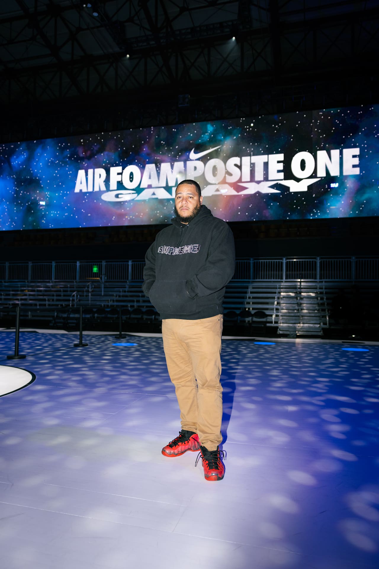 Street SNKRS: Air Foamposite One 'Galaxy' Party