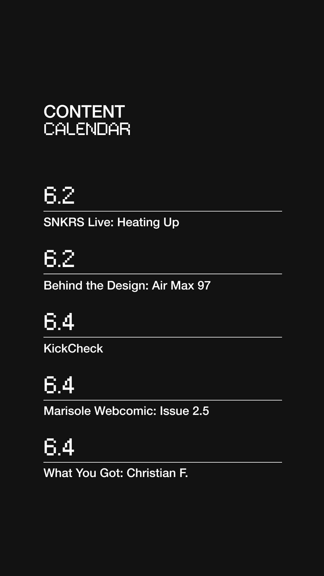 This Week In SNKRS: 05.30 - 06.05