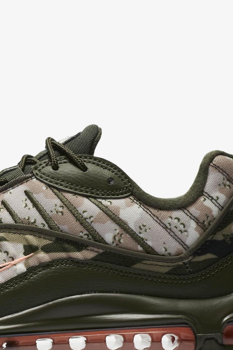 Nike Air Max 98 'Cargo Khaki & Sunset Tint' Release Date