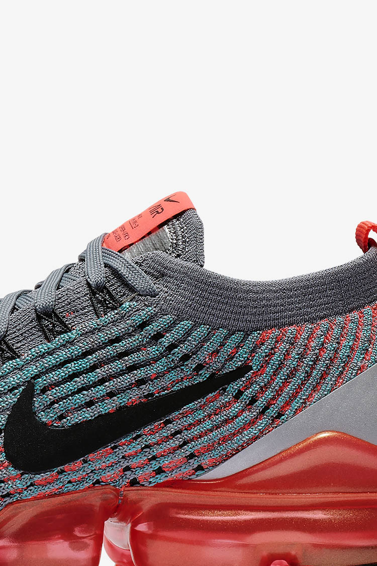 Nike Women's Air VaporMax Flyknit 3 'Lava & Grey' Release Date