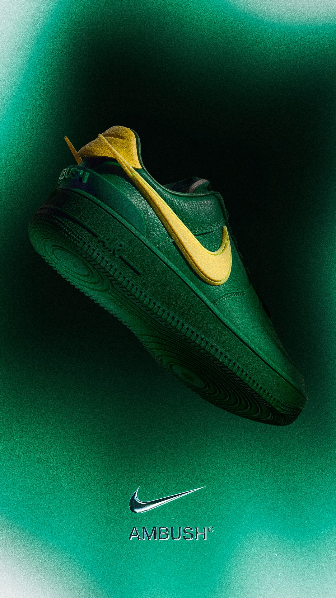 Air Force 1 x AMBUSH® 'Pine Green and Citron' (DV3464-300) Release Date