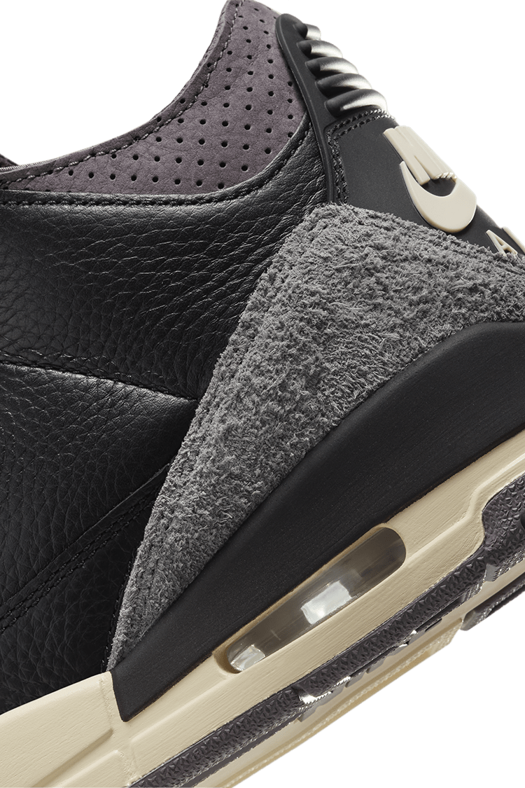 Air Jordan 3 x A Ma Maniére "Black and Flat Pewter" para mulher (FZ4811-001) – Data de lançamento