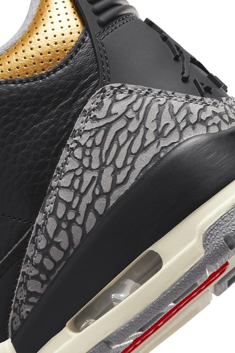 Fecha de lanzamiento del Air Jordan 3 "Black Gold" para mujer (CK9246-067)