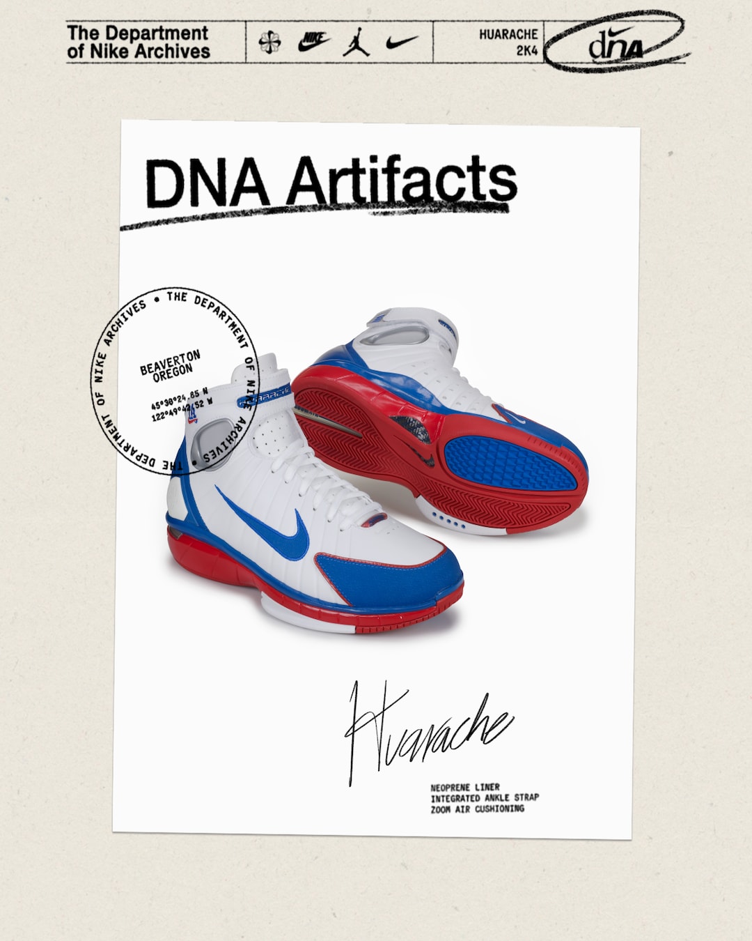 DNA Artifact: Huarache 2K4