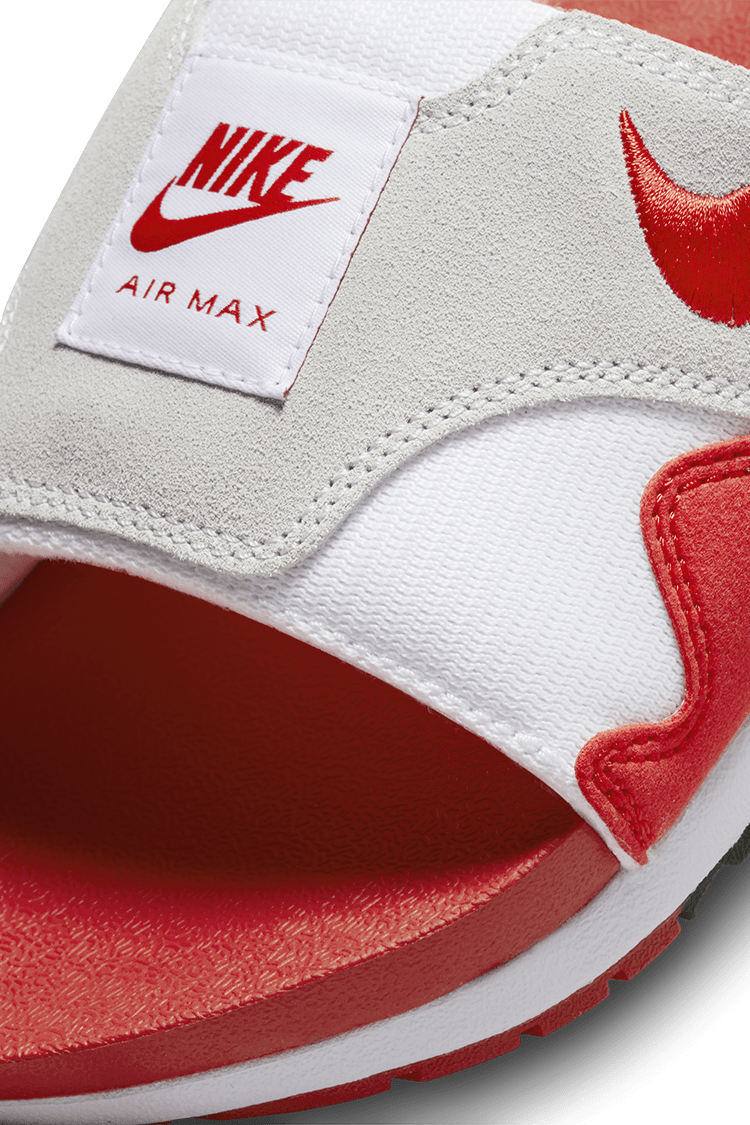 Air Max 1 拖鞋 'White and University Red' (DH0295-103) 系列發售日期