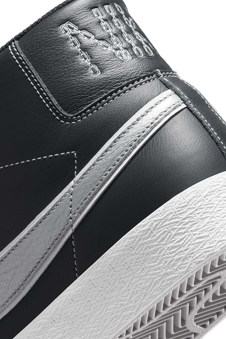 Nike SB Zoom Blazer 中筒鞋 x Mason Silva 'Dark Obsidian and Metallic Silver' (DZ7260-400) 銷售日期