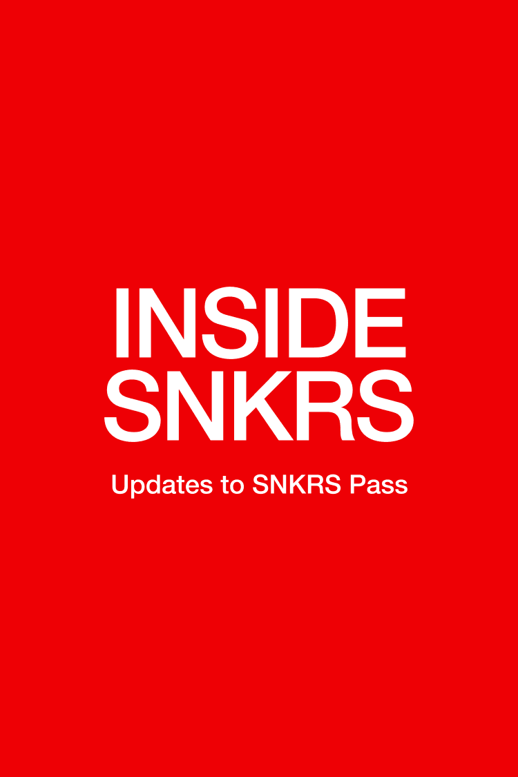 Inside SNKRS: Updates to SNKRS Pass