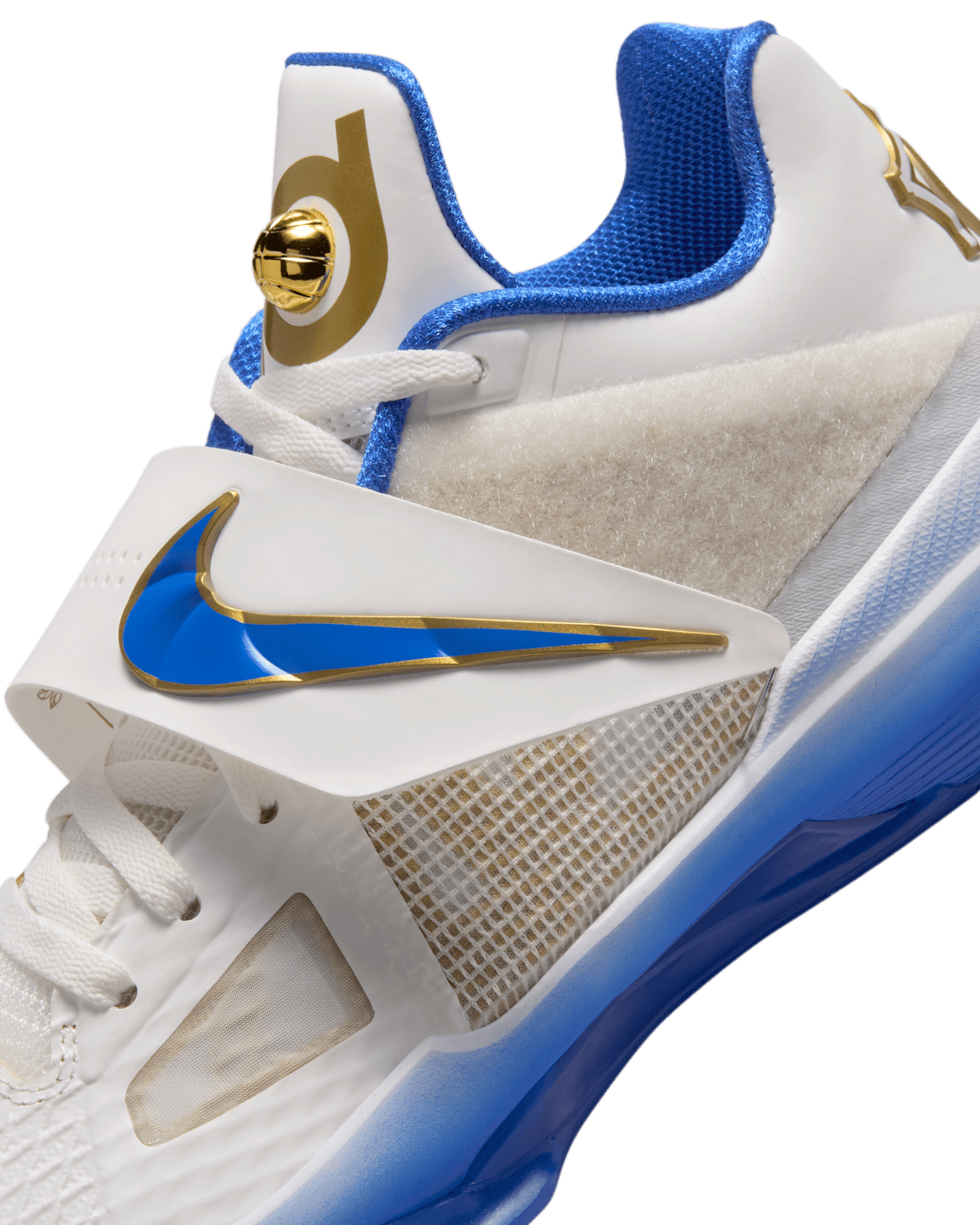 Zoom KD 4 'The Real MVP' Summit White and Metallic Gold (IB3546-100)