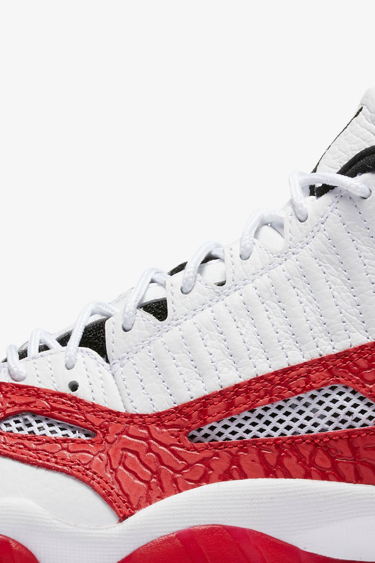 Air Jordan 11 Retro Low IE 'White & Gym Red' Release Date