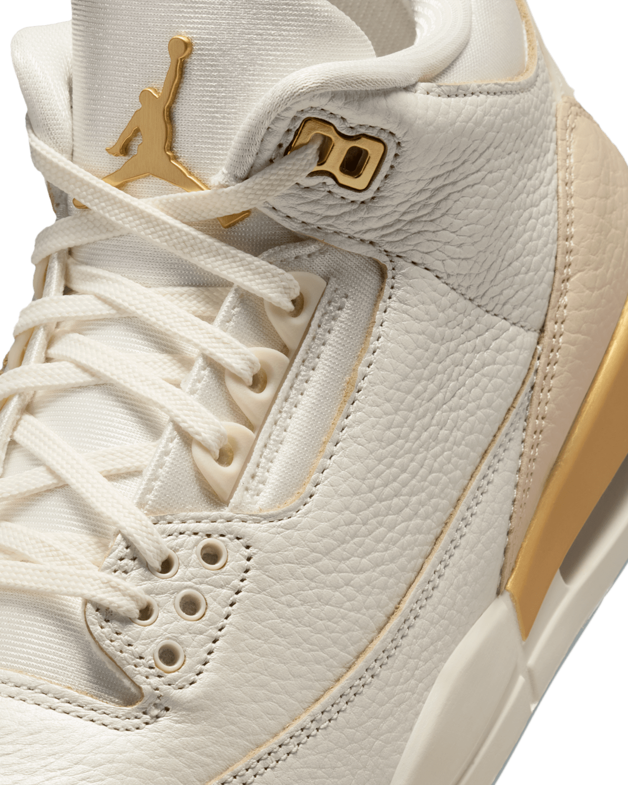 Fecha de lanzamiento de los Air Jordan 3 "Sail and Pale Ivory" para mujer (IB2255-100)