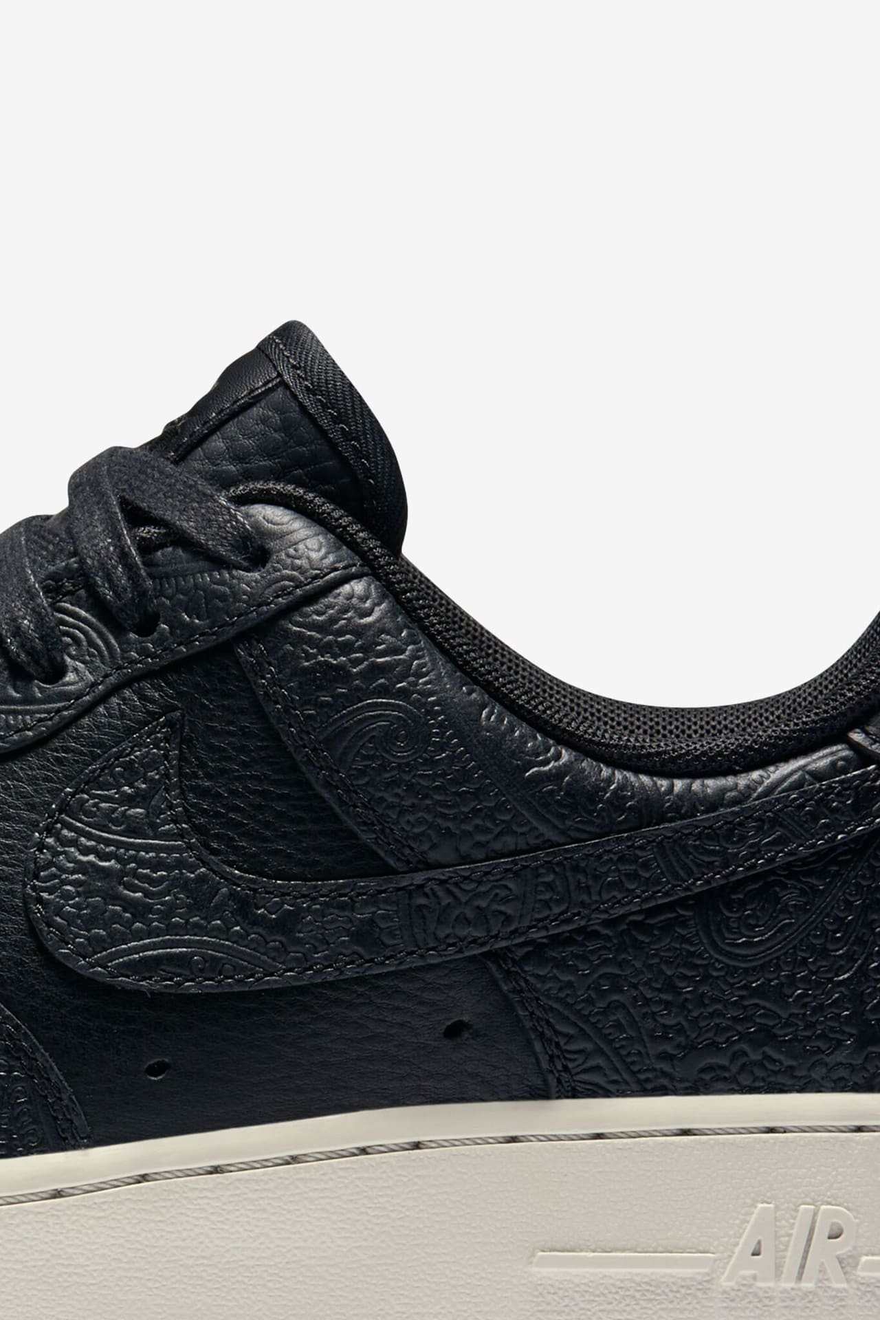 Women's Nike Air Force 1 'Black & Premium Paisley'. 