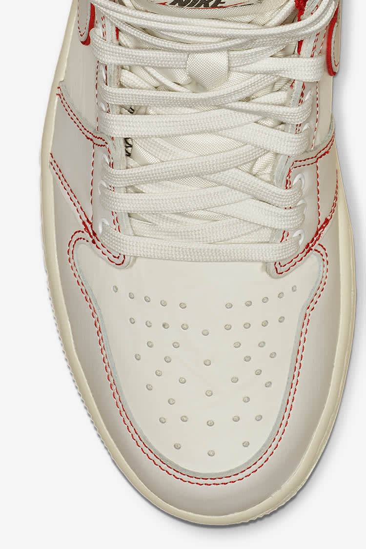 Air Jordan I High Sail Phantom University Red Release Date. Nike SNKRS