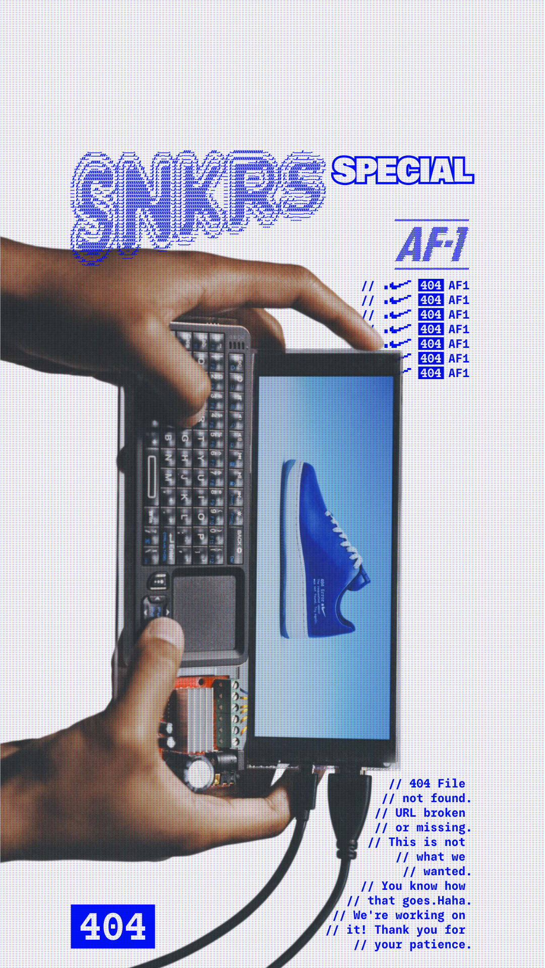 SNKRS Special : Air Force 1 Low « 404 »
