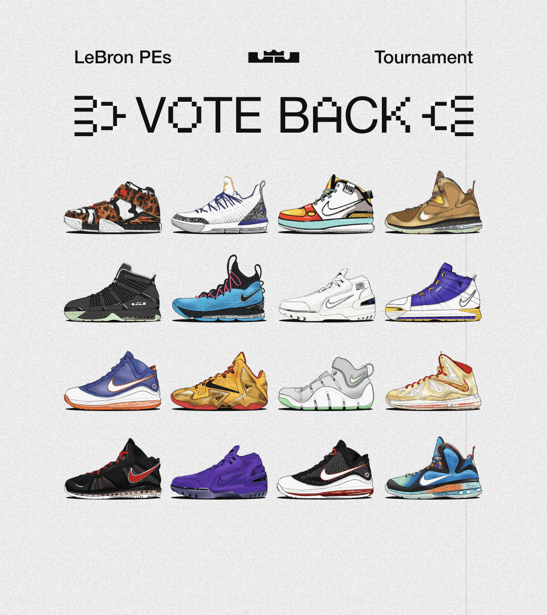 Vote pour le retour d'un modèle : LeBron « VEUILLEZ RÉESSAYER »