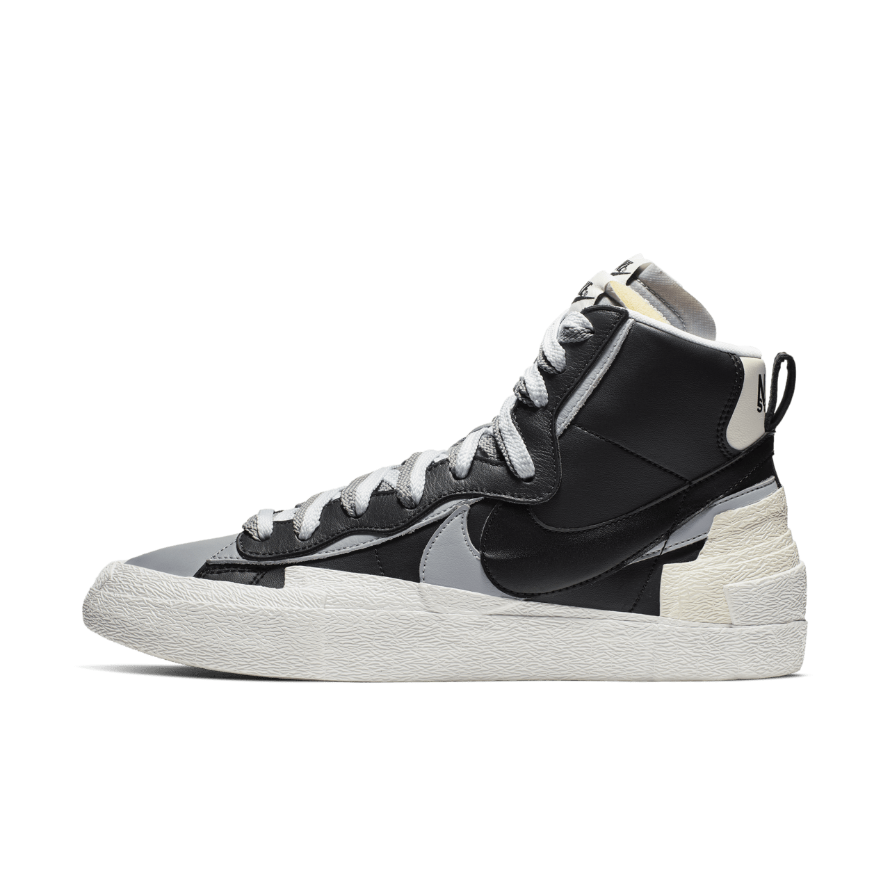 sacai x Nike Blazer Mid 'Black/Wolf Grey' Release Date