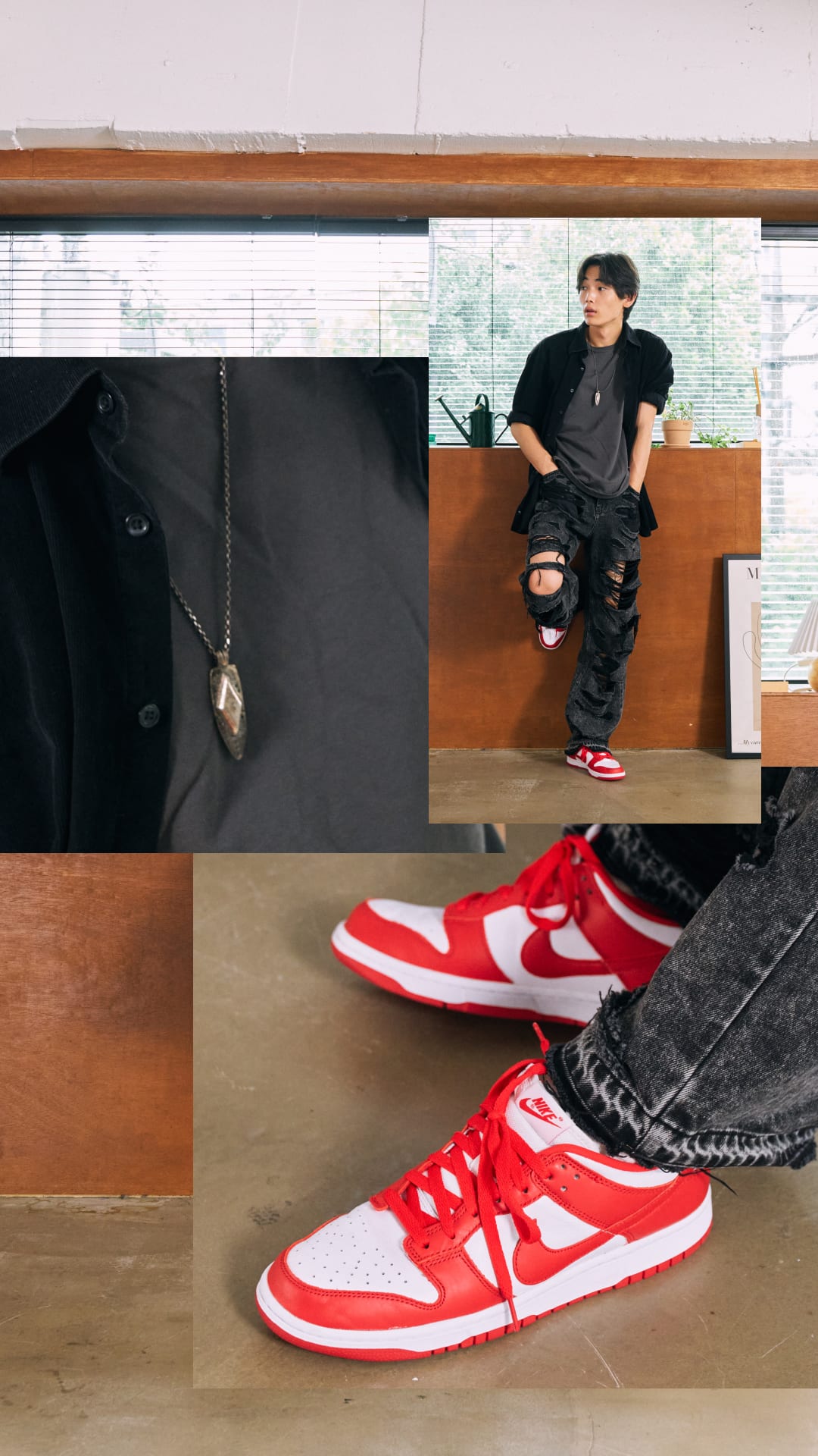 SNKRS Style: Dunk Low SP 'White and University Red'
