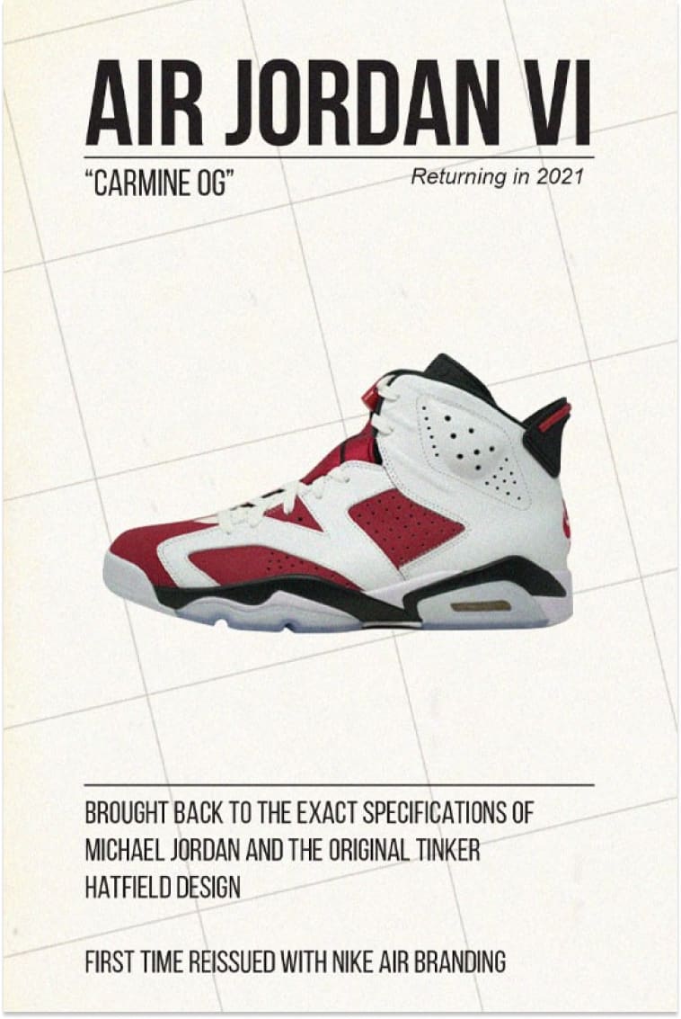 SNKRS Special: Air Jordan 6 'Carmine'