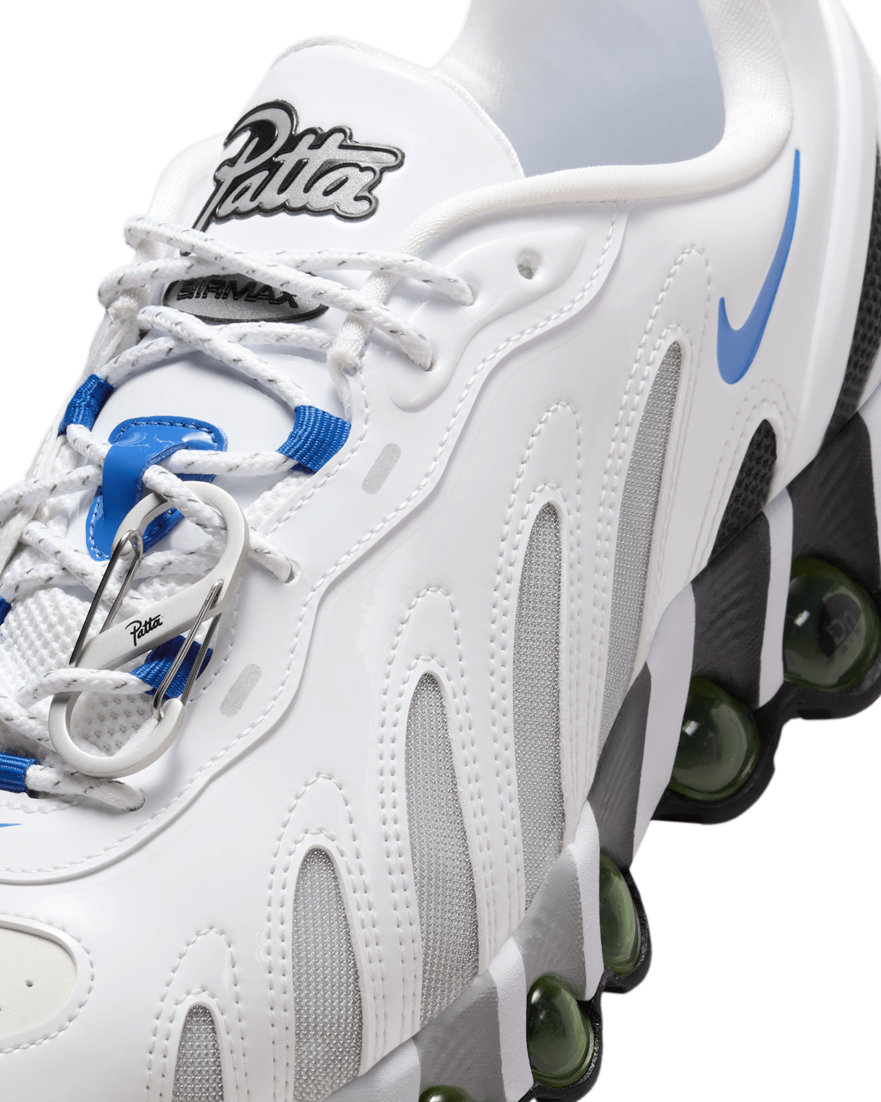 วันเปิดตัว Air Max Dn8 x Patta "White and Metallic Silver" (IB4029-100)
