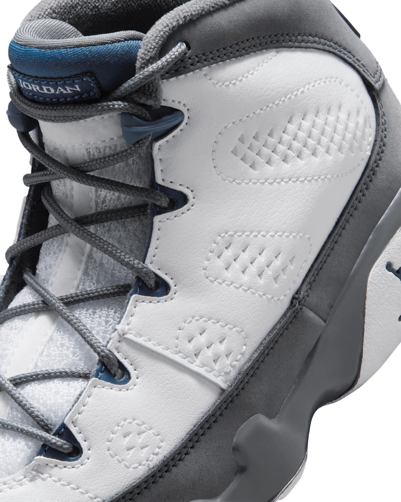 Little Kids' Jordan 9 'Flint Grey and French Blue' (401811-100)