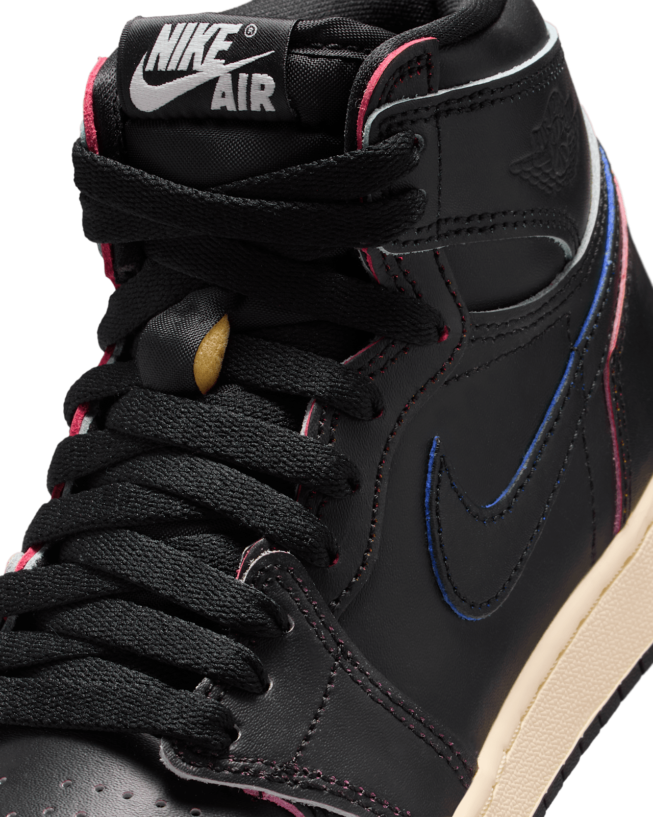 Big Kid's Air Jordan 1 High OG 'Black and Muslin' (FD1437-002)
