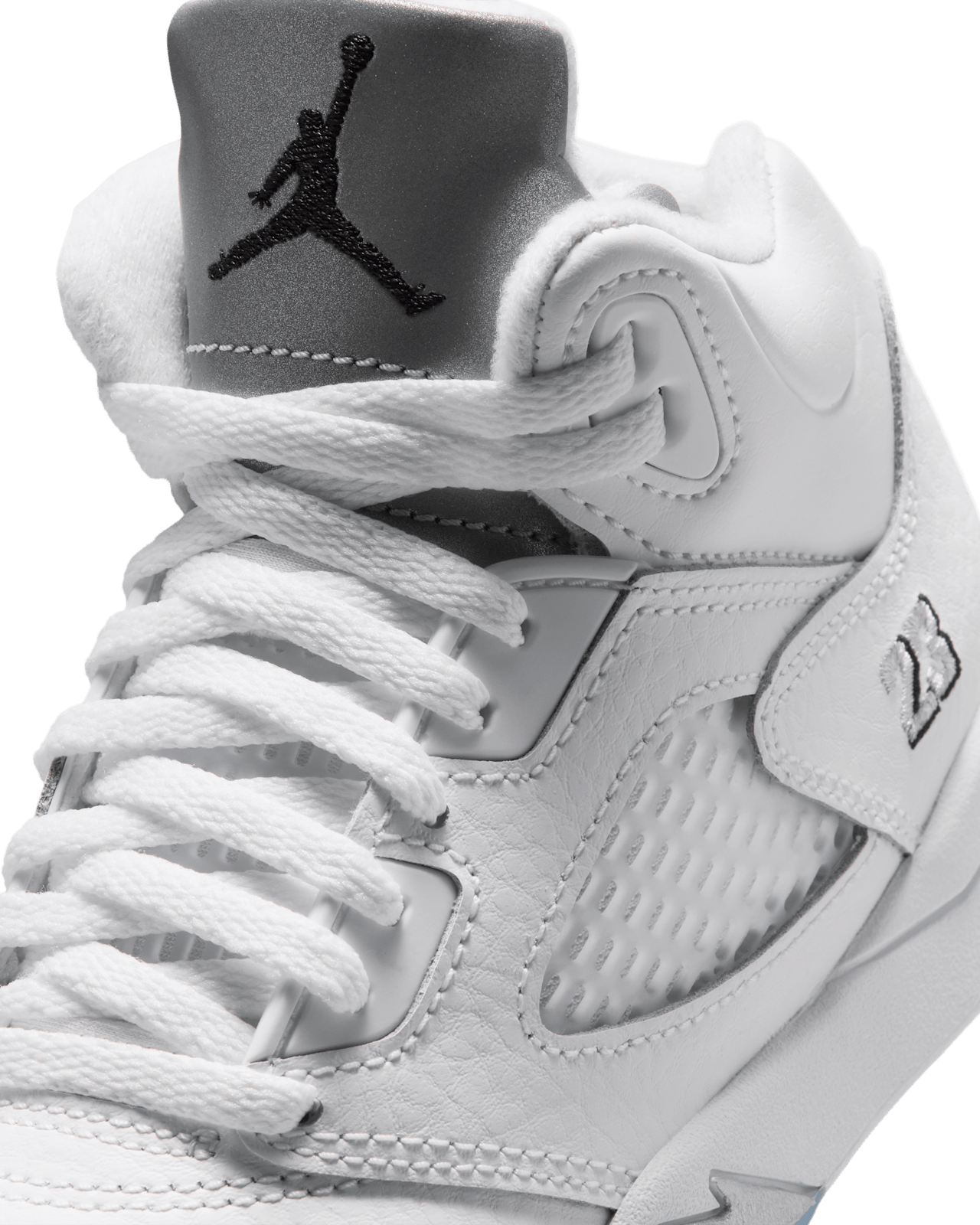 Little Kids' Jordan 5 Retro 'White and Metallic Silver' Release Date