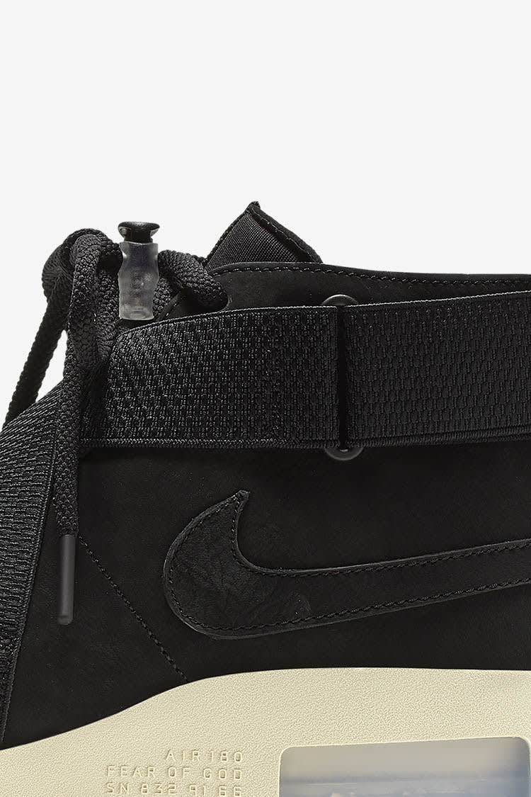 Air Fear Of God Raid Black Fossil Release Date. Nike SNKRS