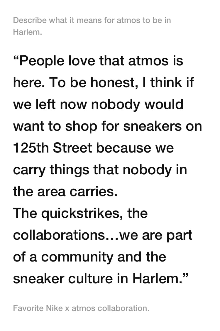 Talking Shop: atmos.