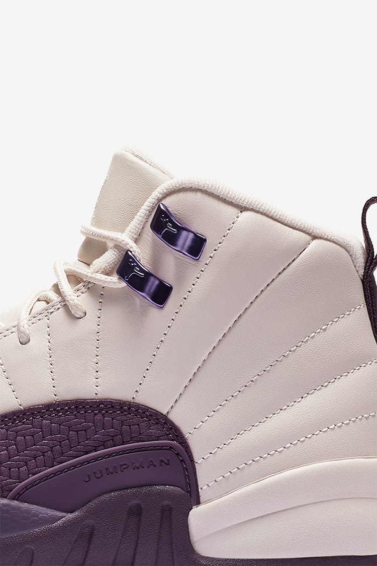 Jordan 12s purple and white hotsell