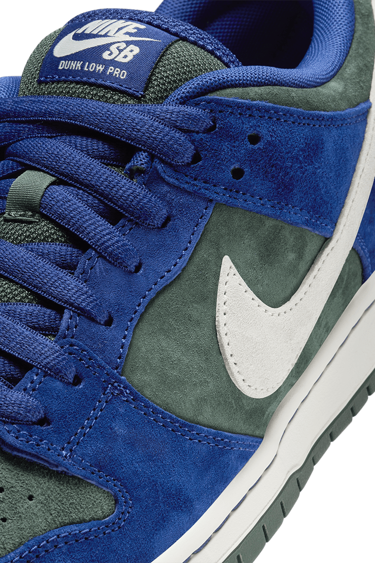 Blue and green nike top